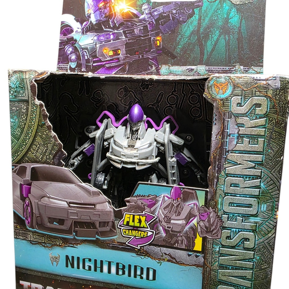 Transformers ROTB Nightbird Flex Changer 6" Figure Hasbro 2023 - Picture 2 of 5